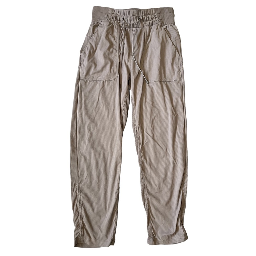 Lululemon Stone Grey High Waist Dance Studio Pants